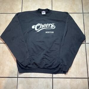 Vintage 90s Cheers Boston Bar TV Show Crewneck Sweatshirt Promo Mens XL READ!!
